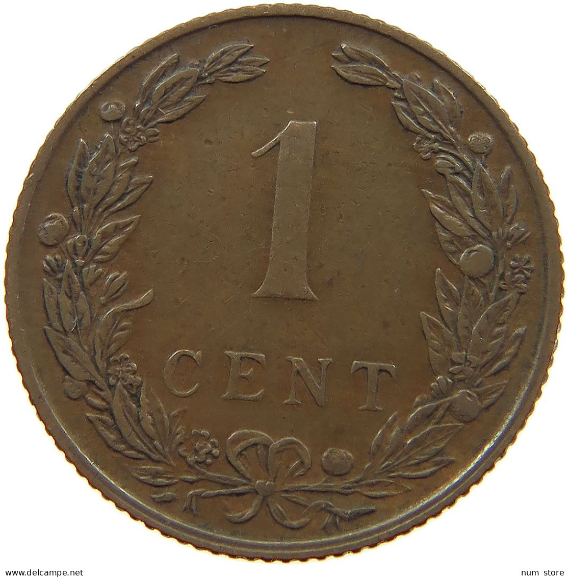 NETHERLANDS 1 CENT 1905 #a013 0233 - 1 Cent