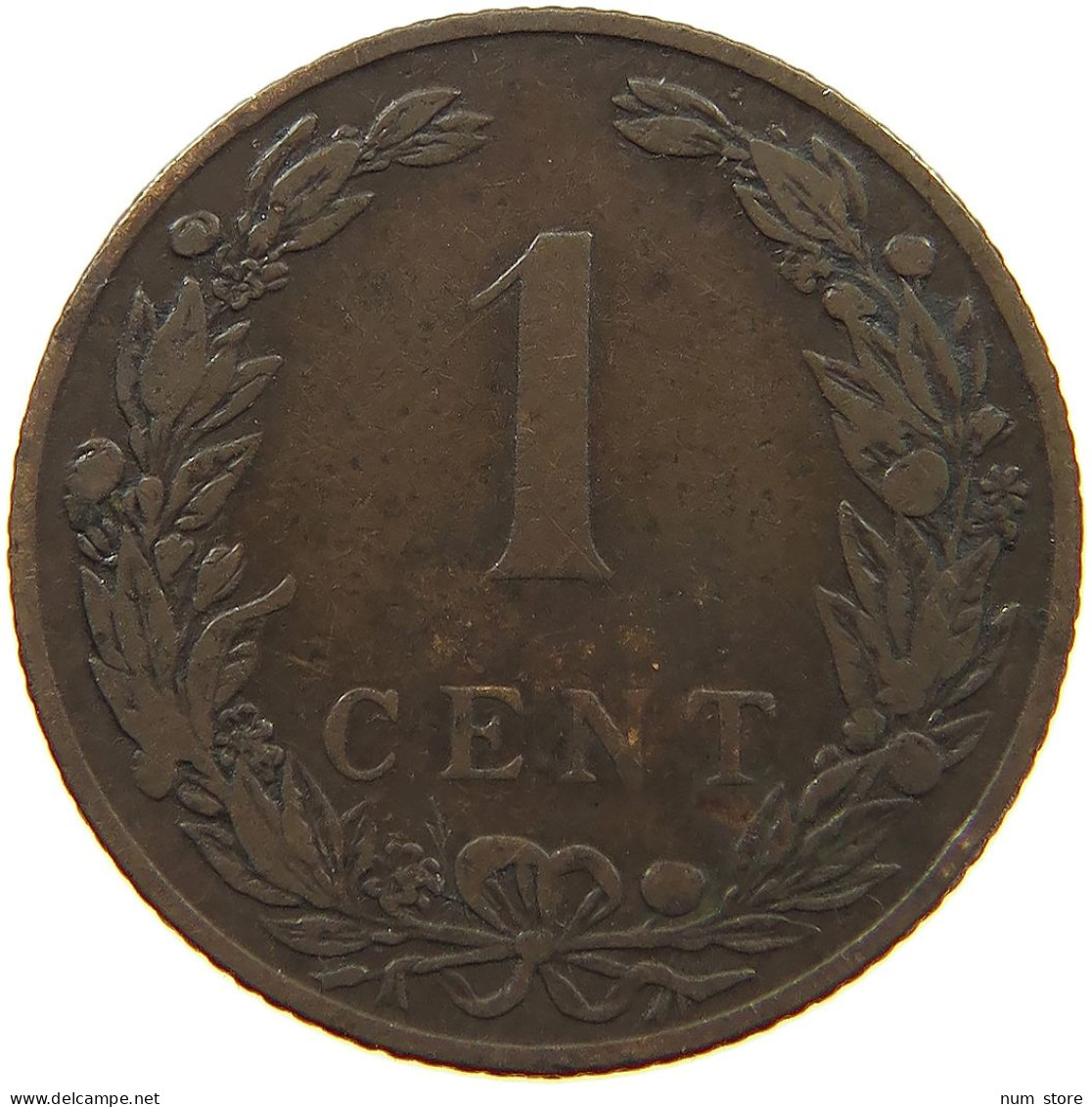 NETHERLANDS 1 CENT 1905 #a013 0247 - 1 Centavos