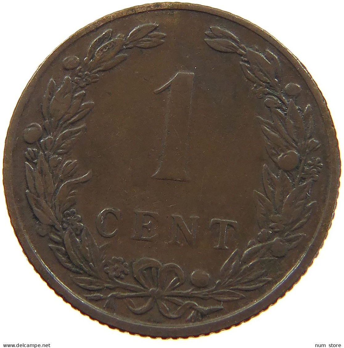 NETHERLANDS 1 CENT 1905 #a013 0219 - 1 Centavos