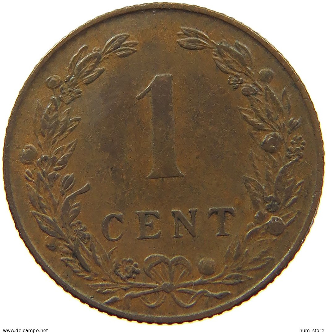 NETHERLANDS 1 CENT 1904 #s012 0207 - 1 Cent