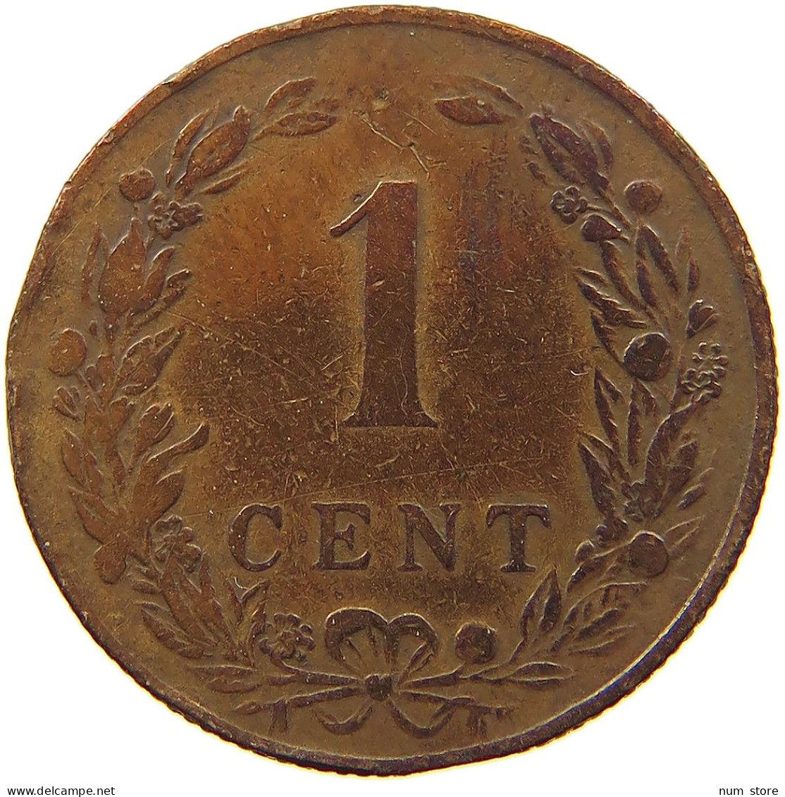 NETHERLANDS 1 CENT 1901 #s036 0761 - 1 Cent