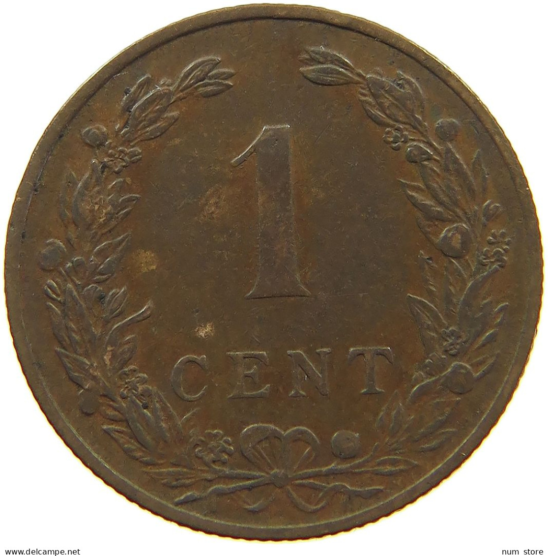 NETHERLANDS 1 CENT 1901 #a085 0773 - 1 Cent