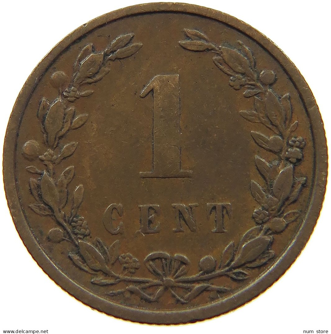 NETHERLANDS 1 CENT 1901 #a013 0387 - 1 Cent