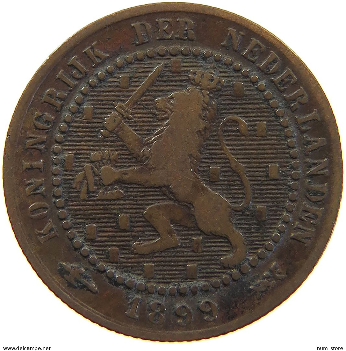 NETHERLANDS 1 CENT 1899 #c063 0245 - 1 Cent