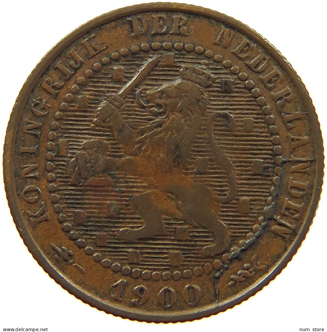 NETHERLANDS 1 CENT 1900 #s012 0303 - 1 Centavos