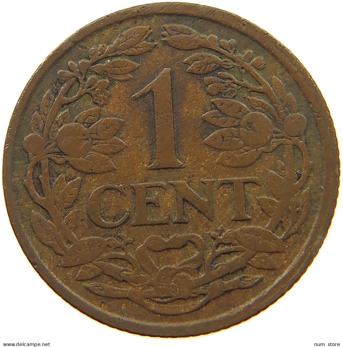 NETHERLANDS 1 CENT 1916 #a013 0277 - 1 Centavos