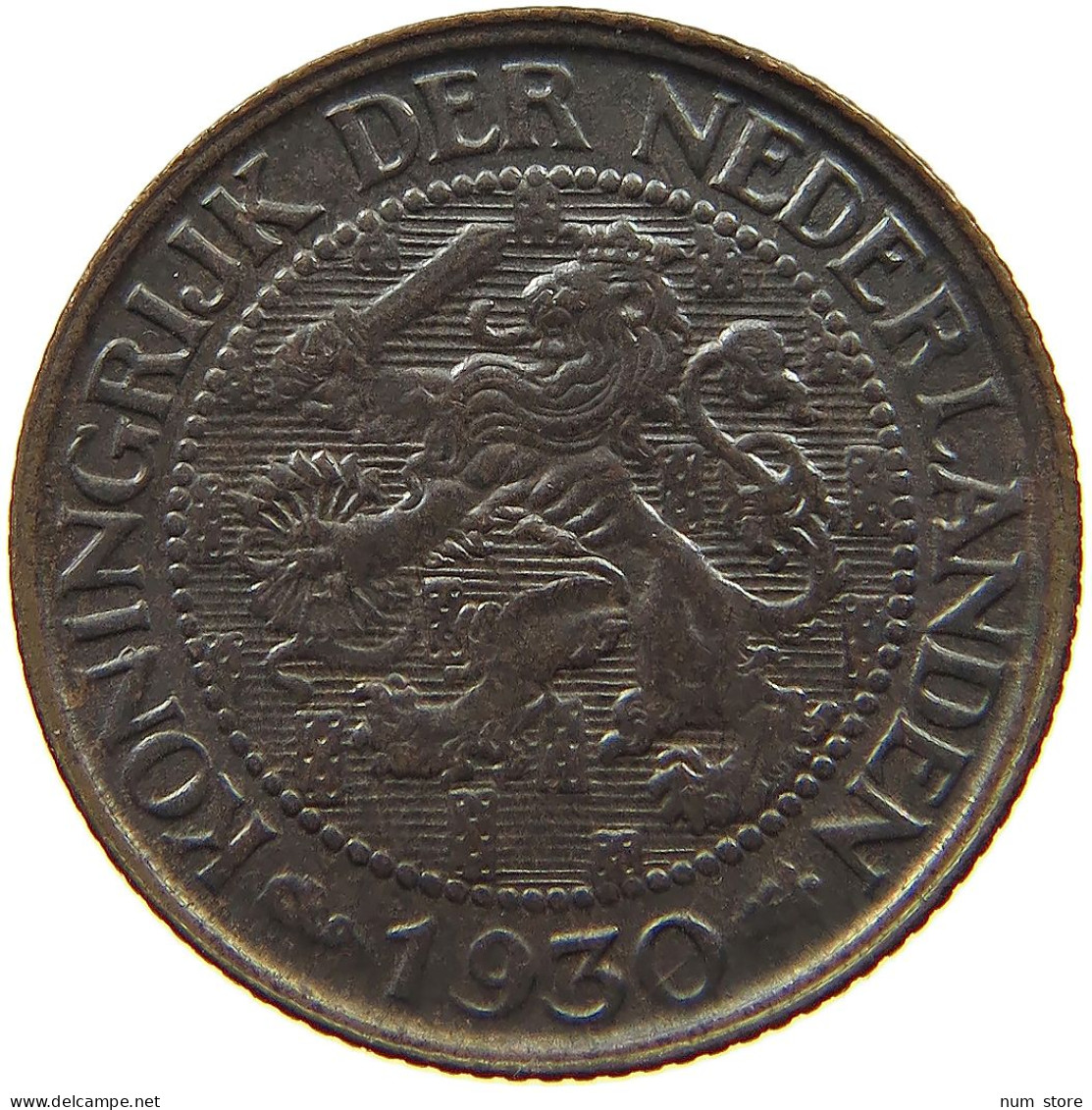 NETHERLANDS CENT 1930 TOP #s078 0945 - 1 Cent