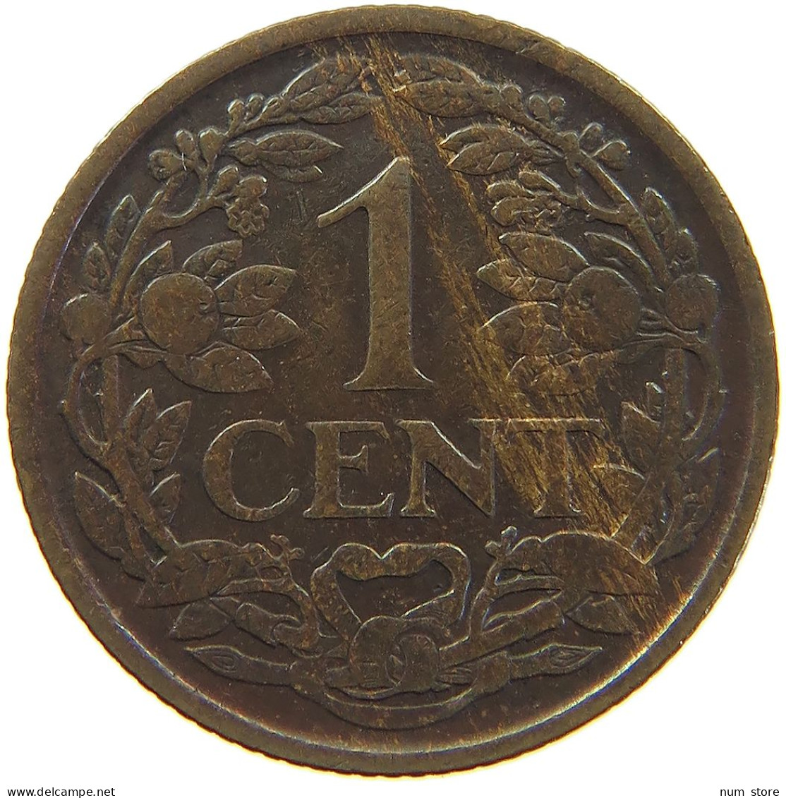 NETHERLANDS CENT 1928 #c063 0267 - 1 Cent