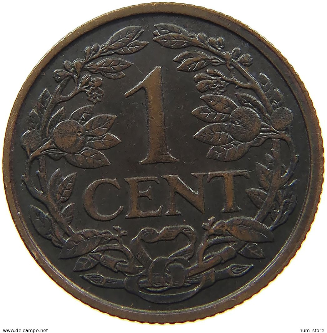 NETHERLANDS CENT 1928 TOP #s078 0937 - 1 Centavos