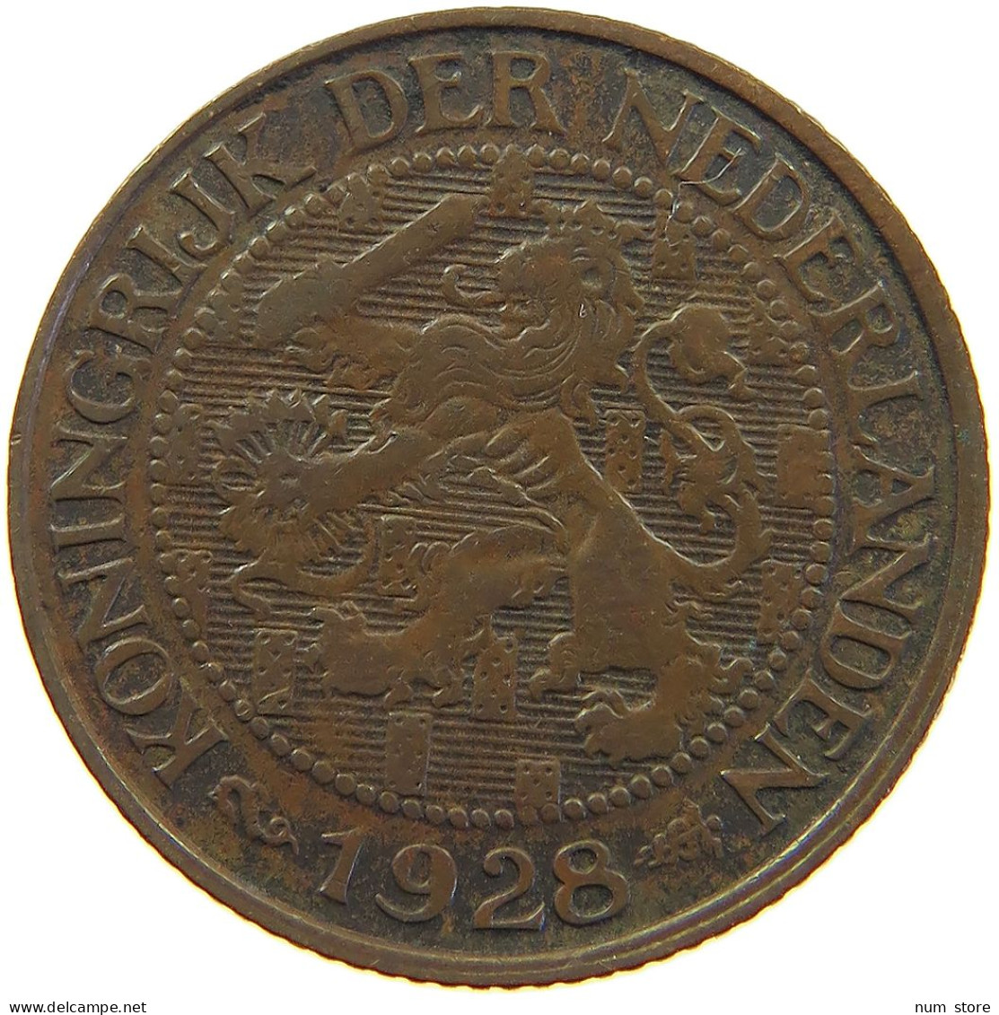 NETHERLANDS CENT 1928 #c063 0261 - 1 Cent