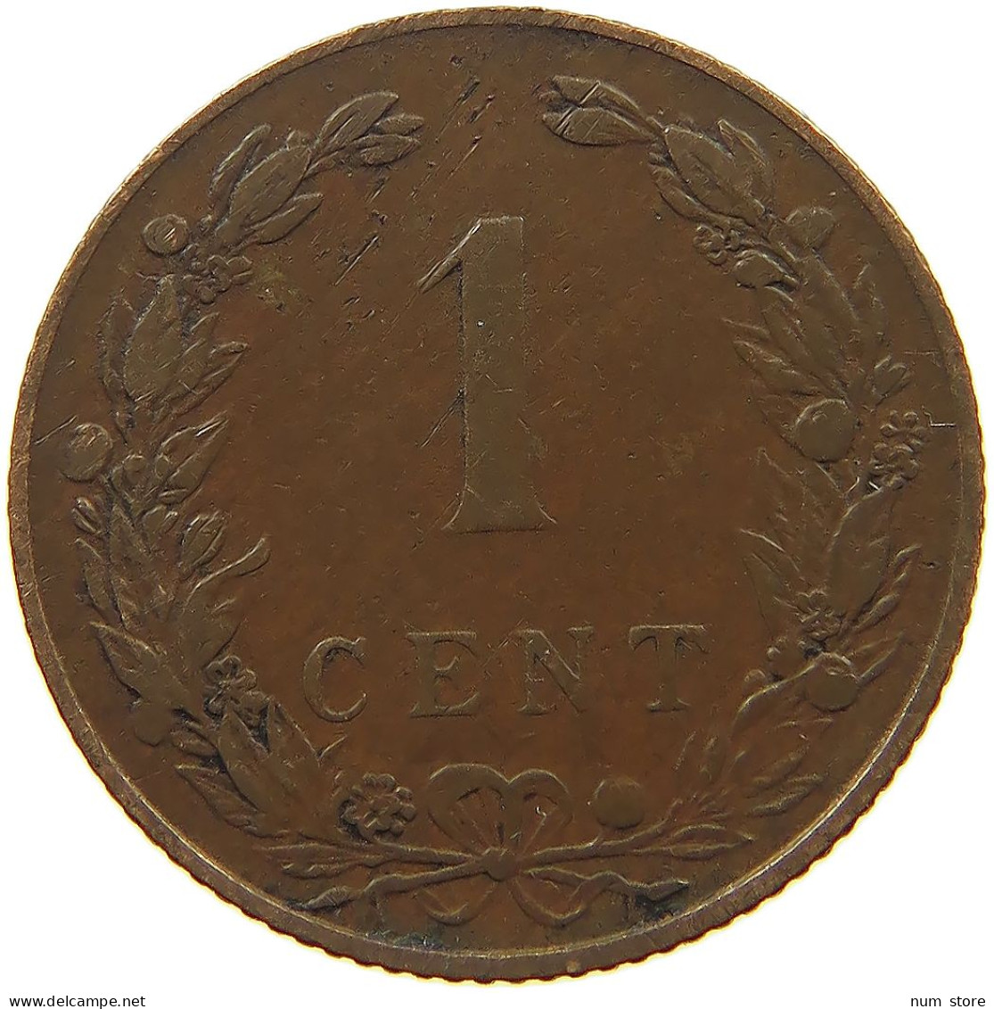 NETHERLANDS CENT 1902 #s078 0935 - 1 Cent