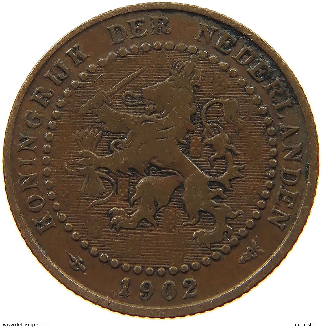 NETHERLANDS CENT 1902 #s078 0935 - 1 Cent