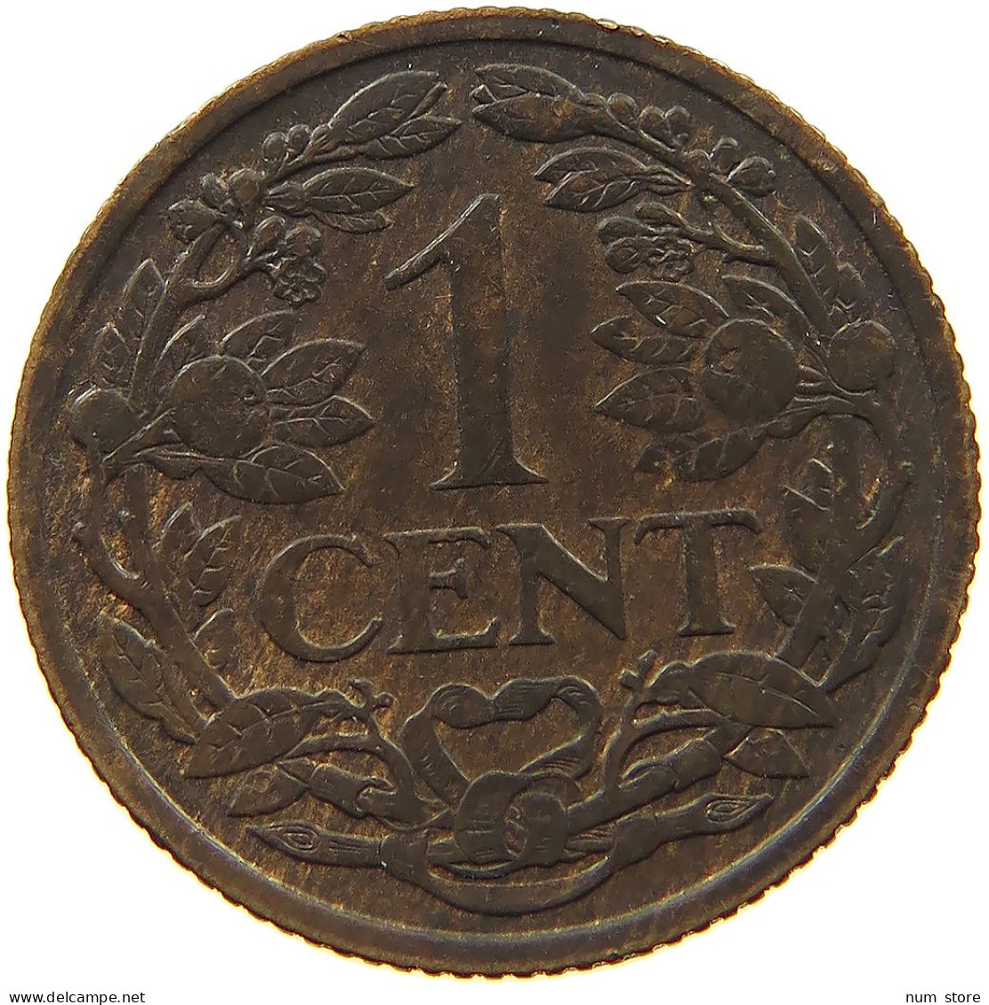 NETHERLANDS CENT 1913 TOP #s078 0949 - 1 Cent