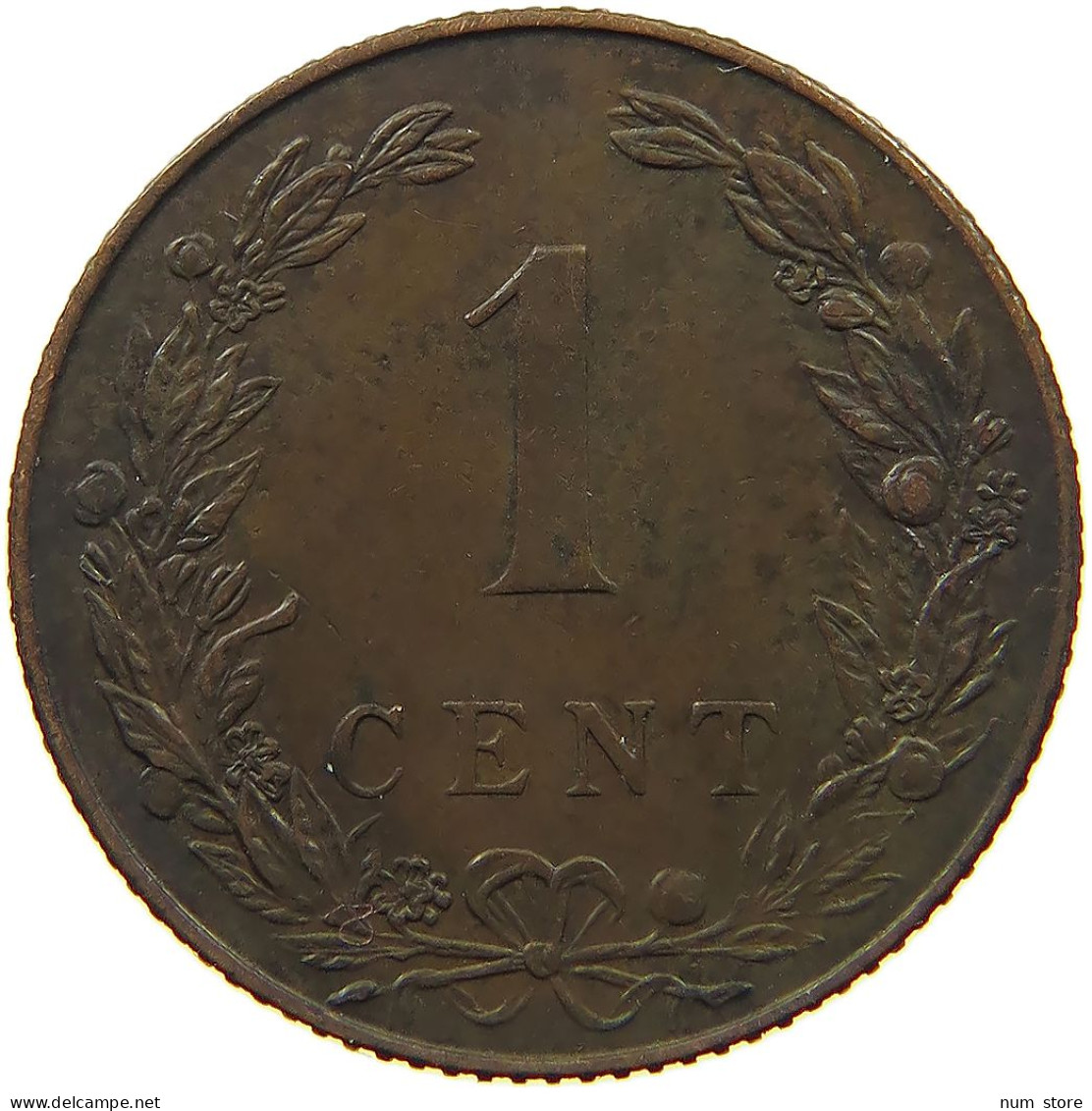 NETHERLANDS CENT 1904 TOP #s078 0933 - 1 Cent