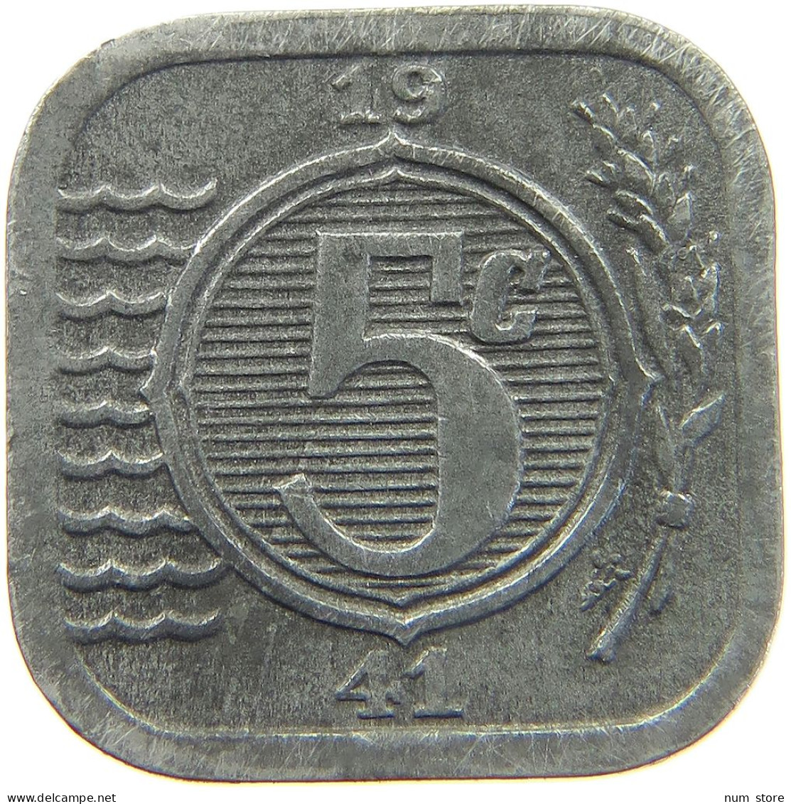 NETHERLANDS 5 CENTS 1941 #c020 0425 - 5 Cent