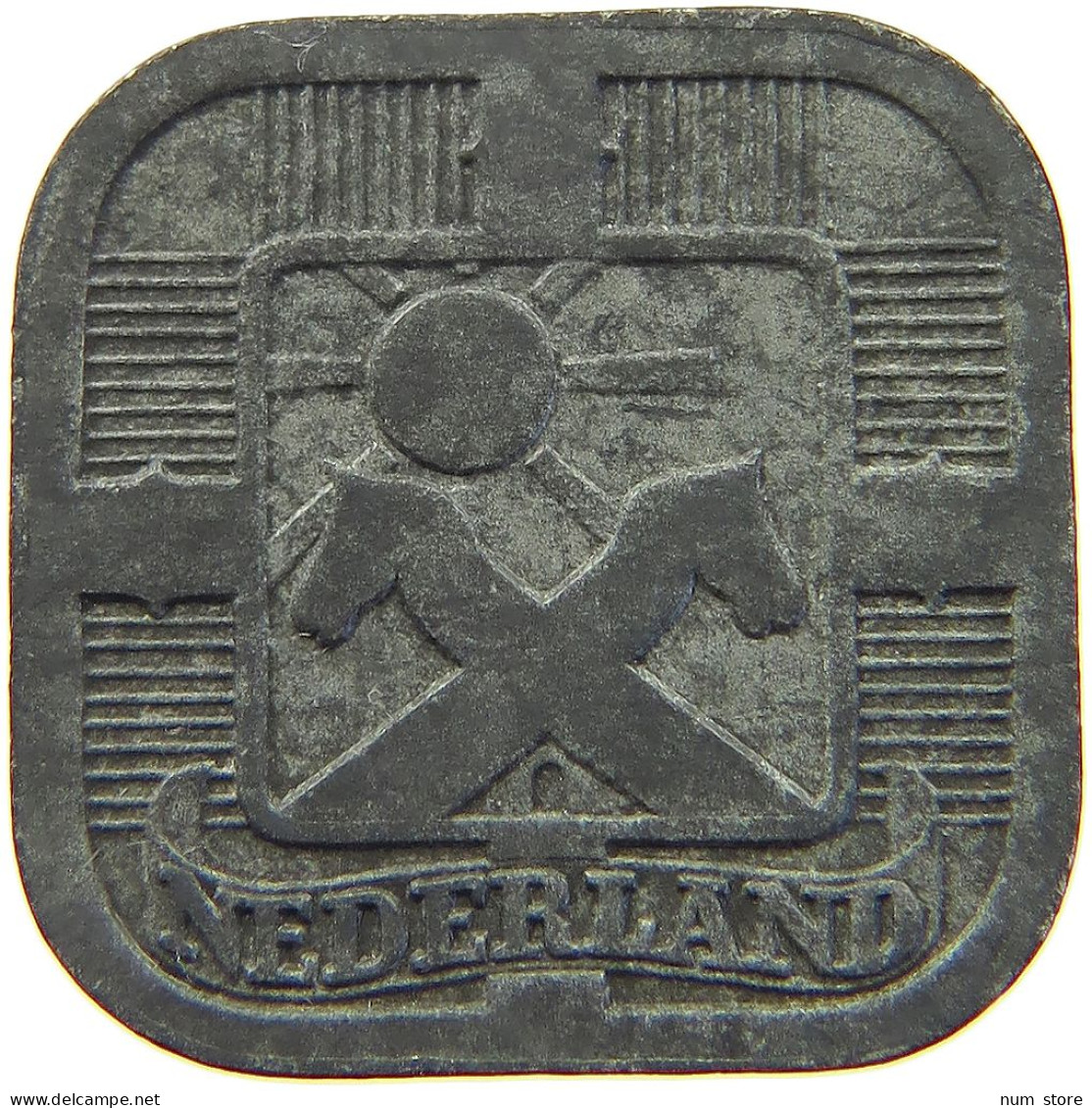 NETHERLANDS 5 CENTS 1941 #a006 0695 - 5 Centavos