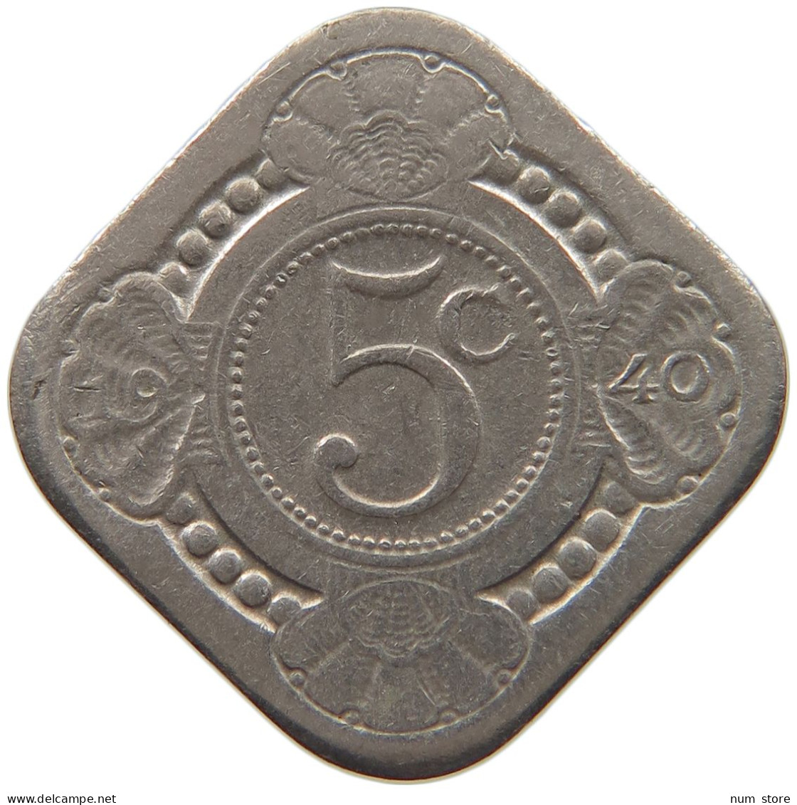NETHERLANDS 5 CENTS 1940 #c017 0463 - 5 Cent