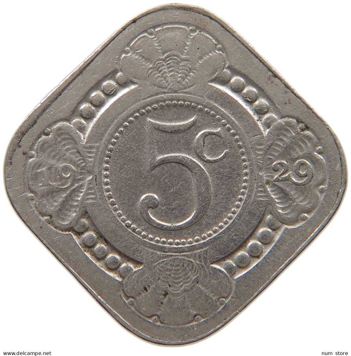 NETHERLANDS 5 CENTS 1929 #c017 0469 - 5 Cent