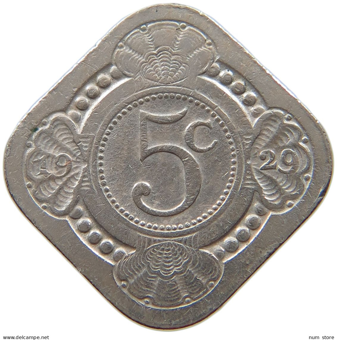 NETHERLANDS 5 CENTS 1929 #a018 0411 - 5 Cent