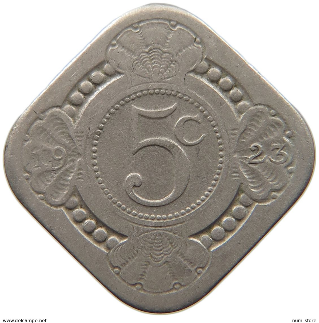 NETHERLANDS 5 CENTS 1923 #c011 0135 - 5 Cent