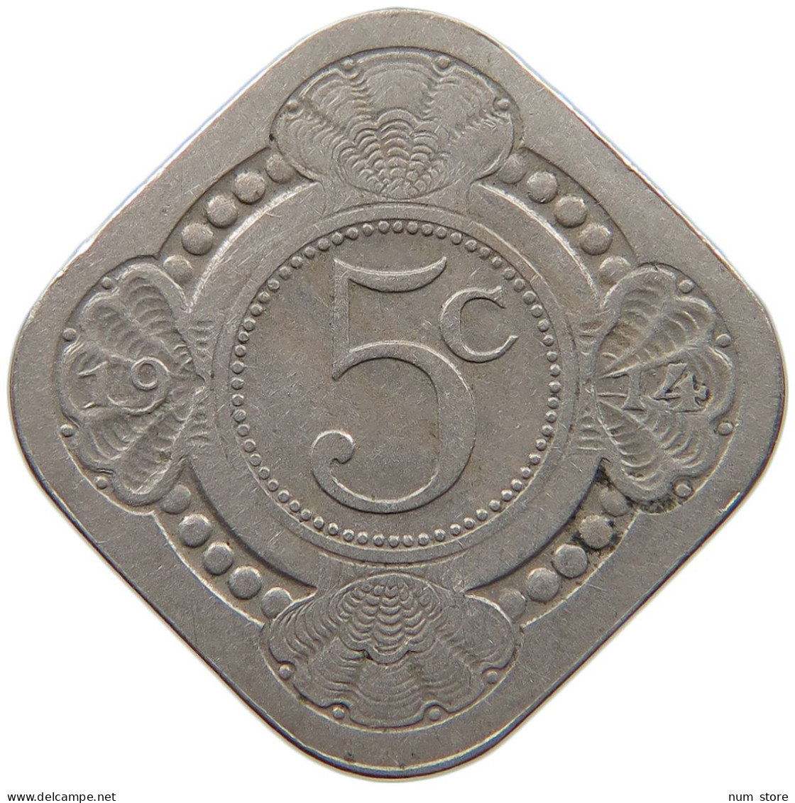 NETHERLANDS 5 CENTS 1914 #c006 0365 - 5 Cent