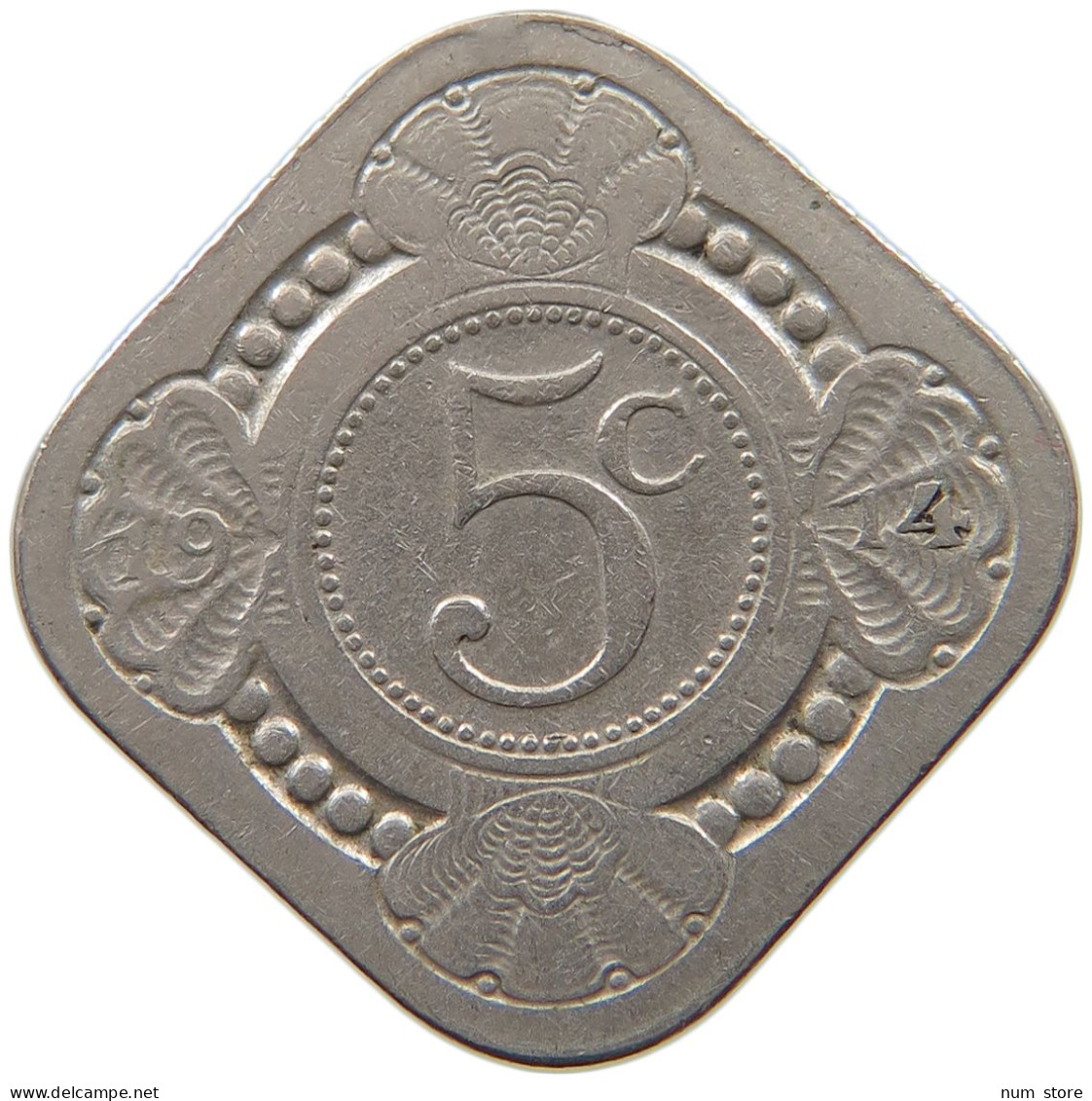 NETHERLANDS 5 CENTS 1914 #a034 0835 - 5 Cent