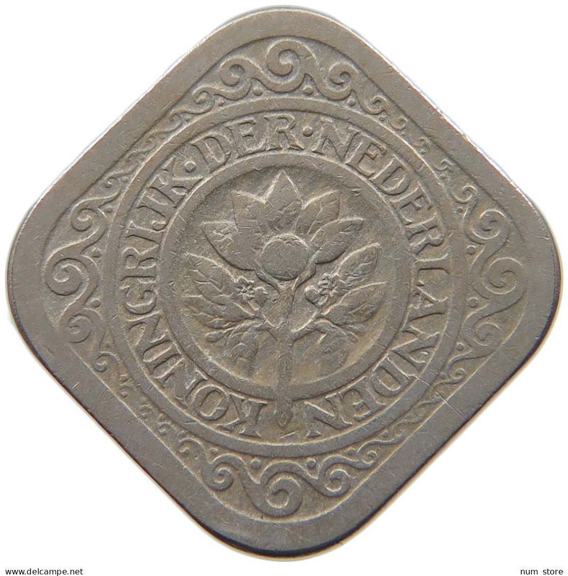 NETHERLANDS 5 CENTS 1914 #a034 0839 - 5 Cent