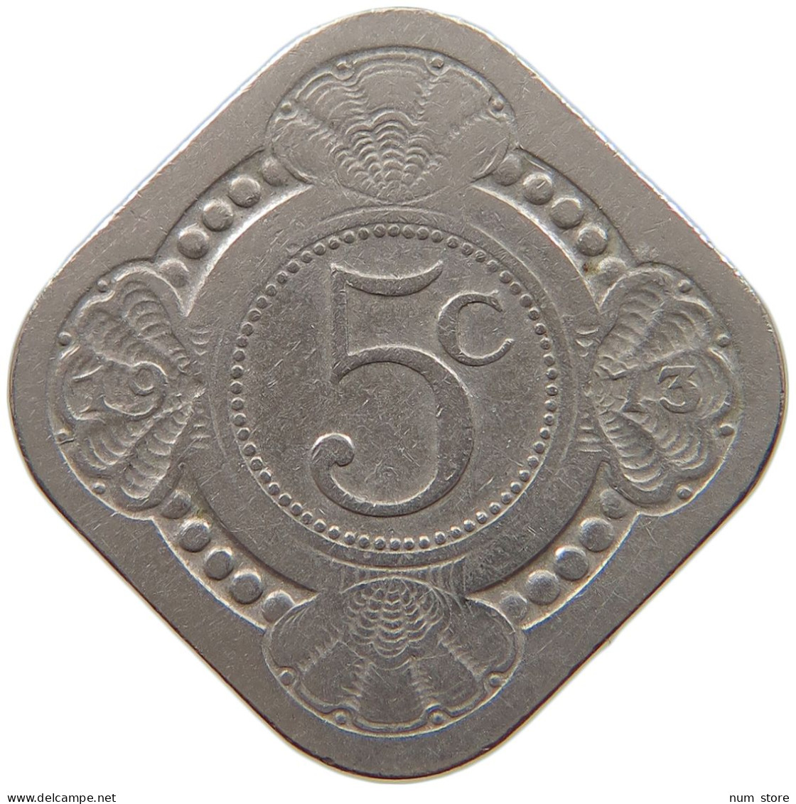 NETHERLANDS 5 CENTS 1913 #a062 0177 - 5 Cent