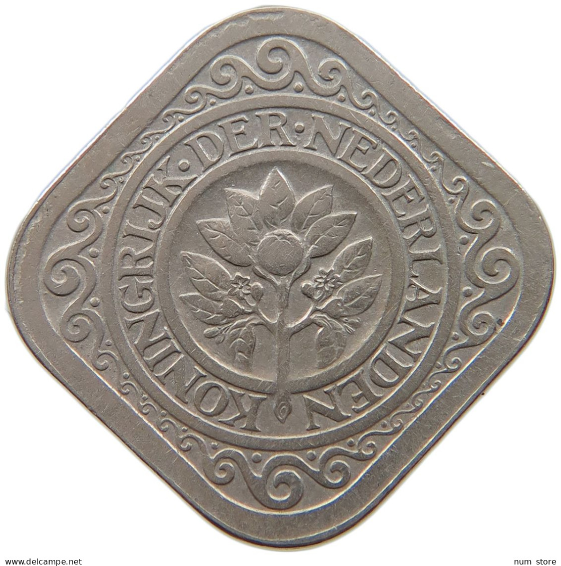 NETHERLANDS 5 CENTS 1913 #a034 0837 - 5 Cent