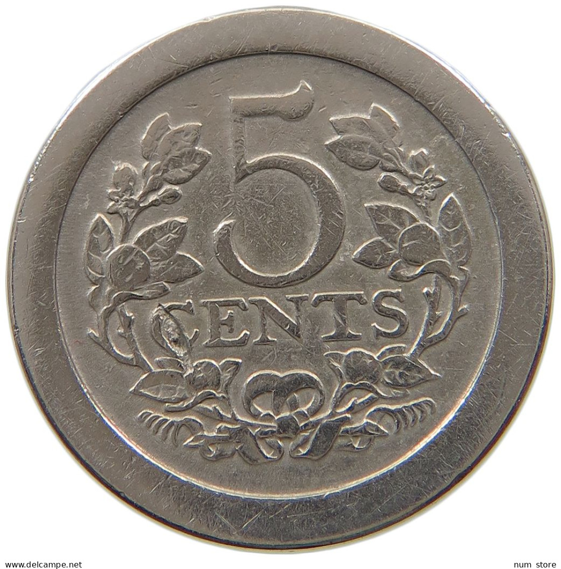 NETHERLANDS 5 CENTS 1907 #a034 0927 - 5 Cent