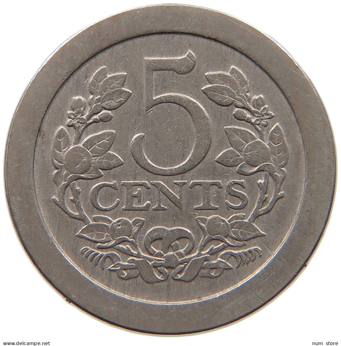 NETHERLANDS 5 CENTS 1907 #c032 0845 - 5 Cent