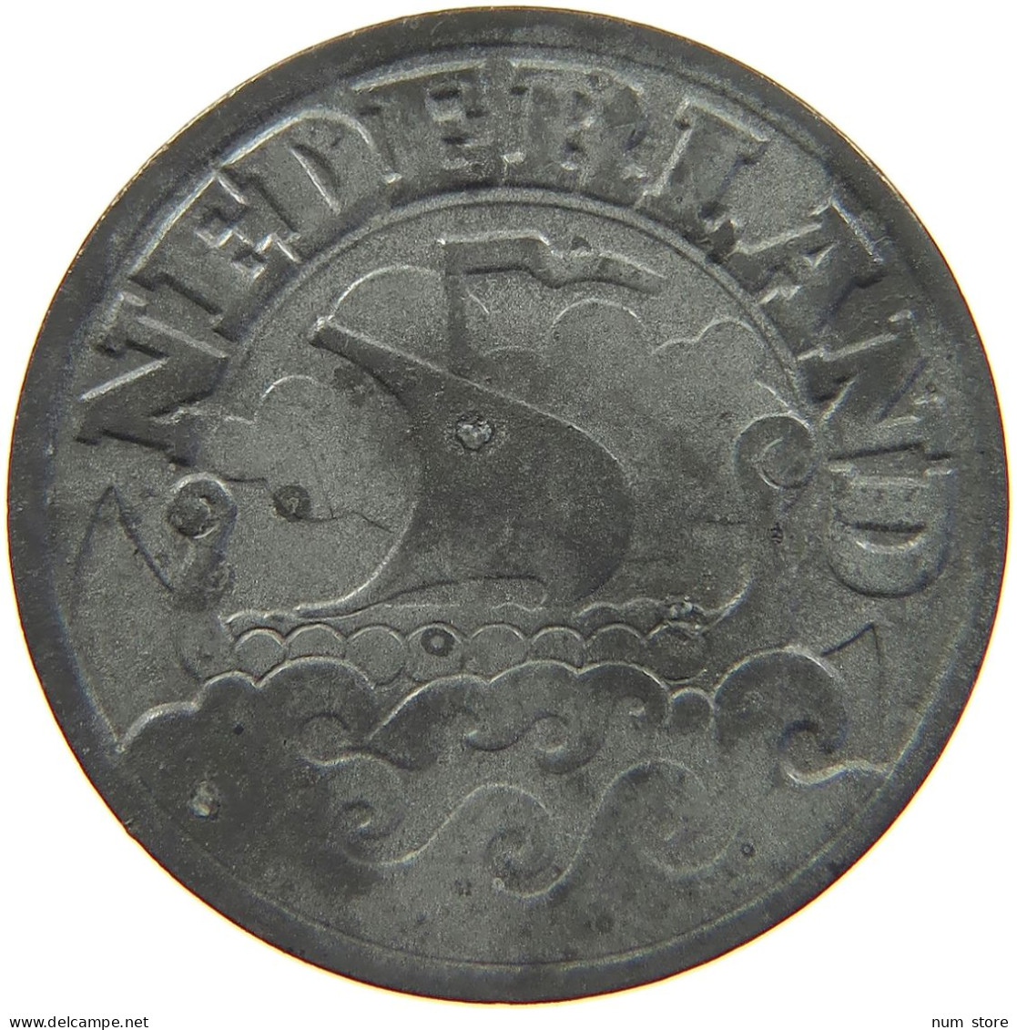 NETHERLANDS 25 CENTS 1942 #s027 0157 - 25 Centavos