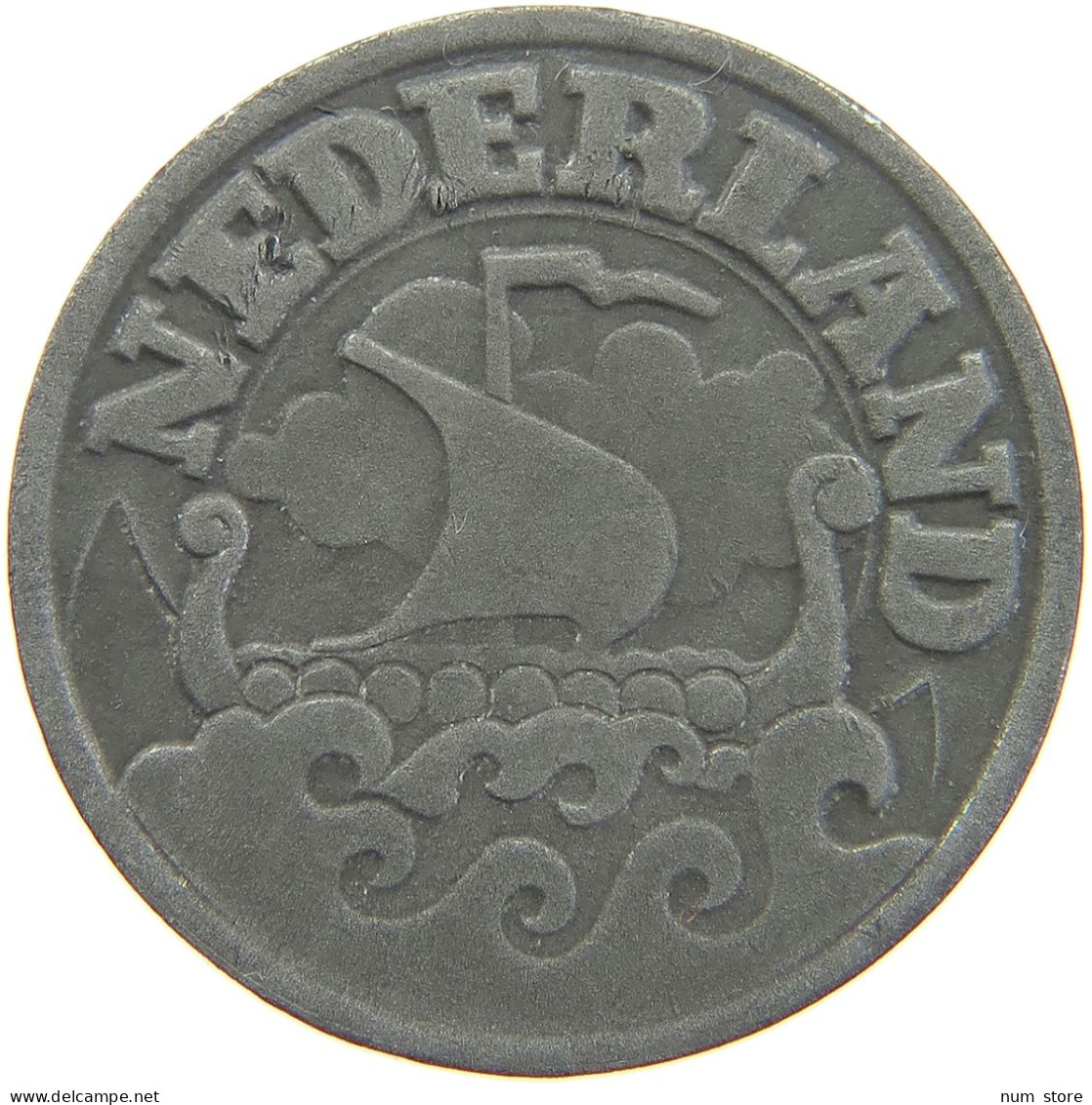 NETHERLANDS 25 CENTS 1942 #a086 0447 - 25 Cent