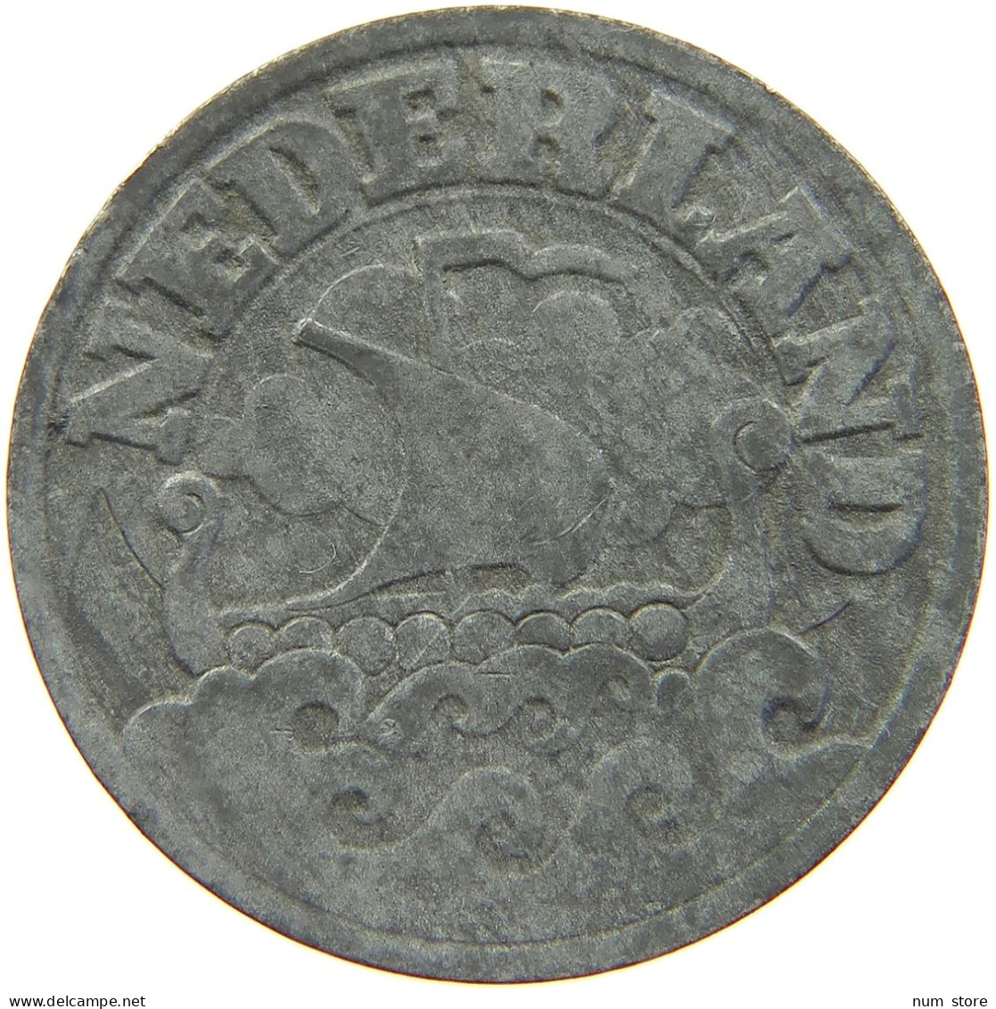 NETHERLANDS 25 CENTS 1942 #s023 0093 - 25 Cent