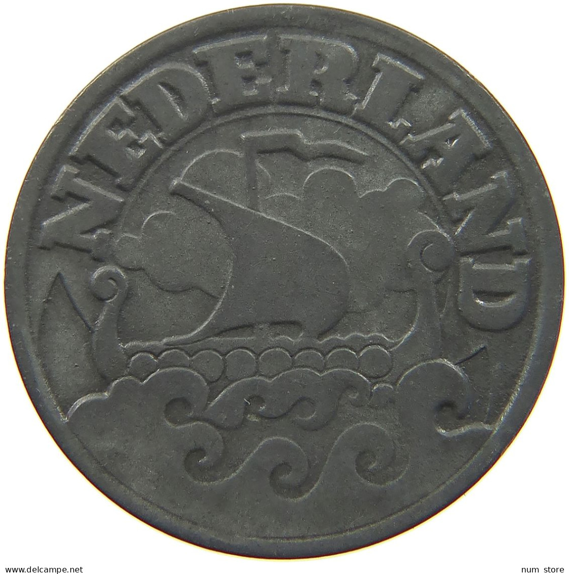 NETHERLANDS 25 CENTS 1942 #a006 0077 - 25 Centavos