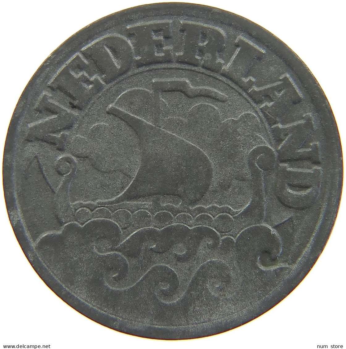 NETHERLANDS 25 CENTS 1941 #a086 0445 - 25 Centavos