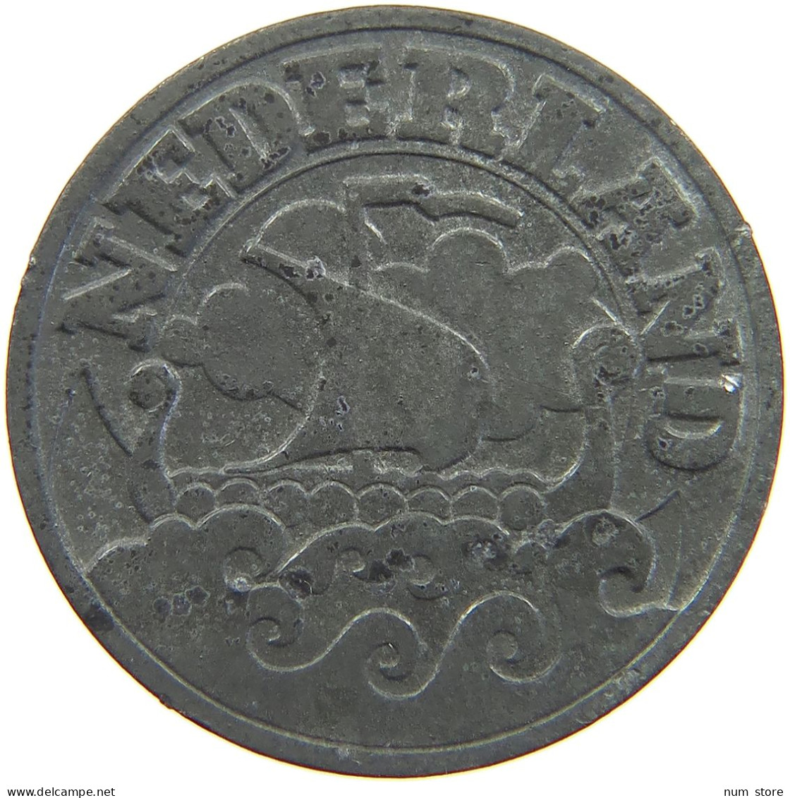 NETHERLANDS 25 CENTS 1941 #a086 0443 - 25 Centavos