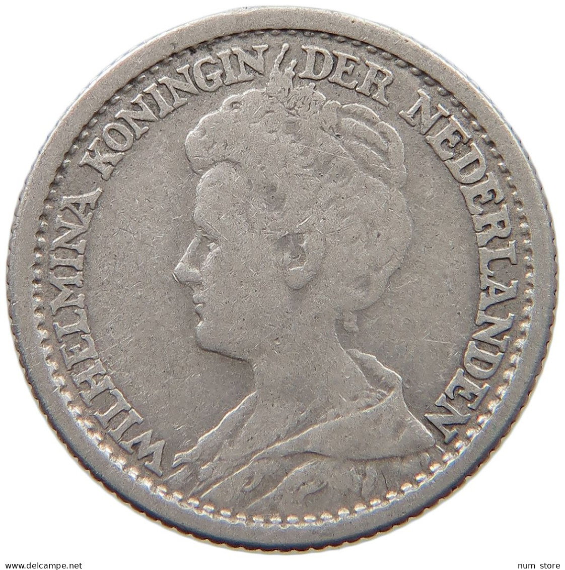 NETHERLANDS 25 CENTS 1919 #c004 0437 - 25 Cent