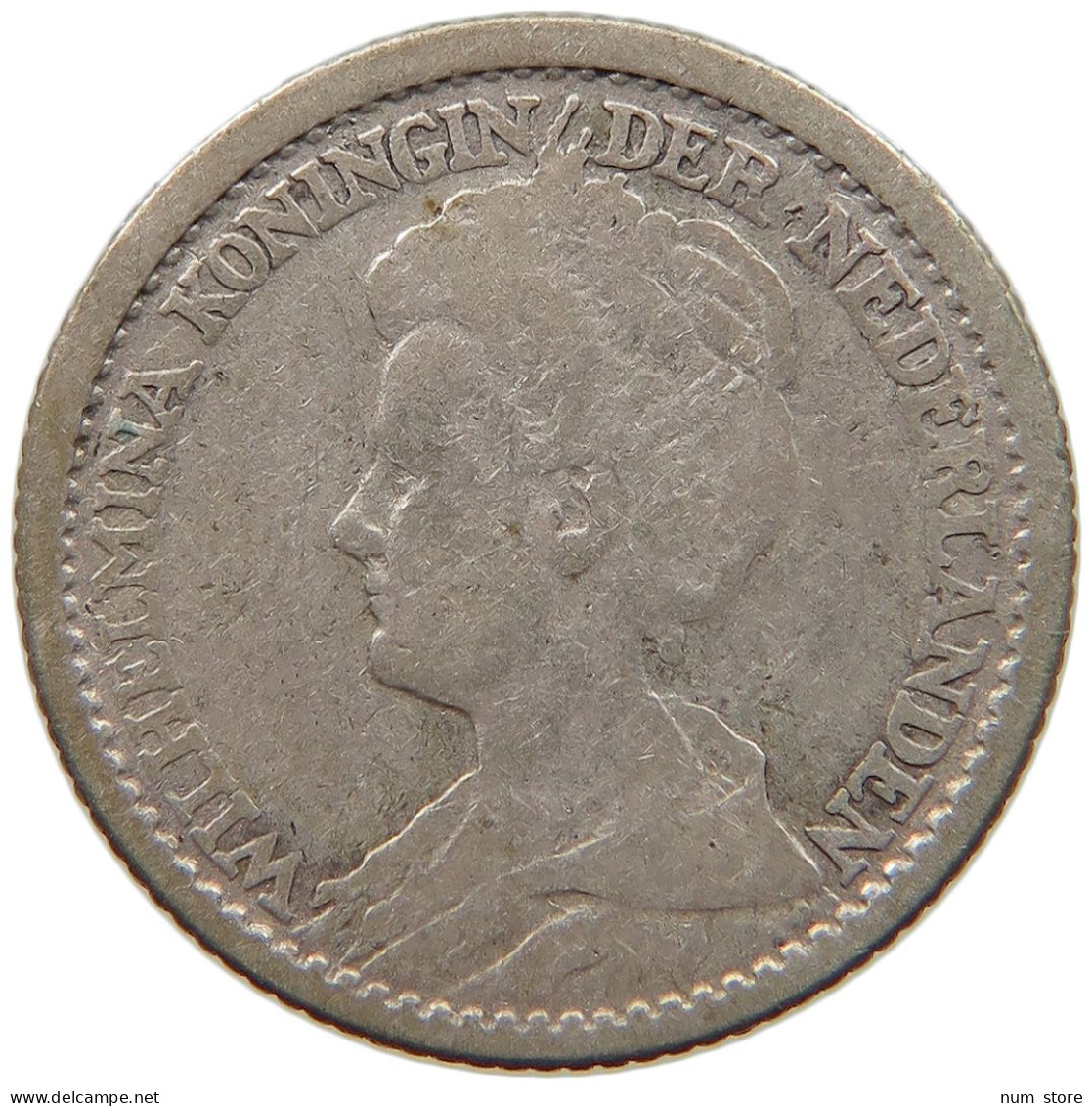 NETHERLANDS 25 CENTS 1914 #c045 0245 - 25 Centavos