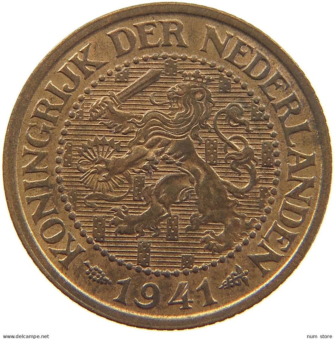 NETHERLANDS 2 1/2 CENTS 1941 TOP #c034 0599 - 2.5 Cent