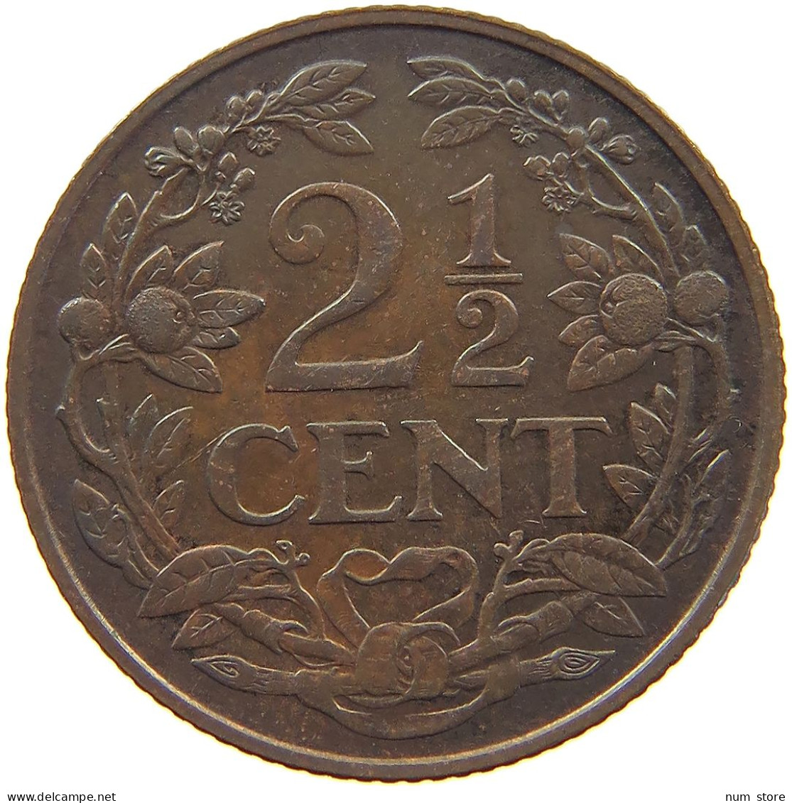 NETHERLANDS 2 1/2 CENTS 1929 #c052 0507 - 2.5 Cent