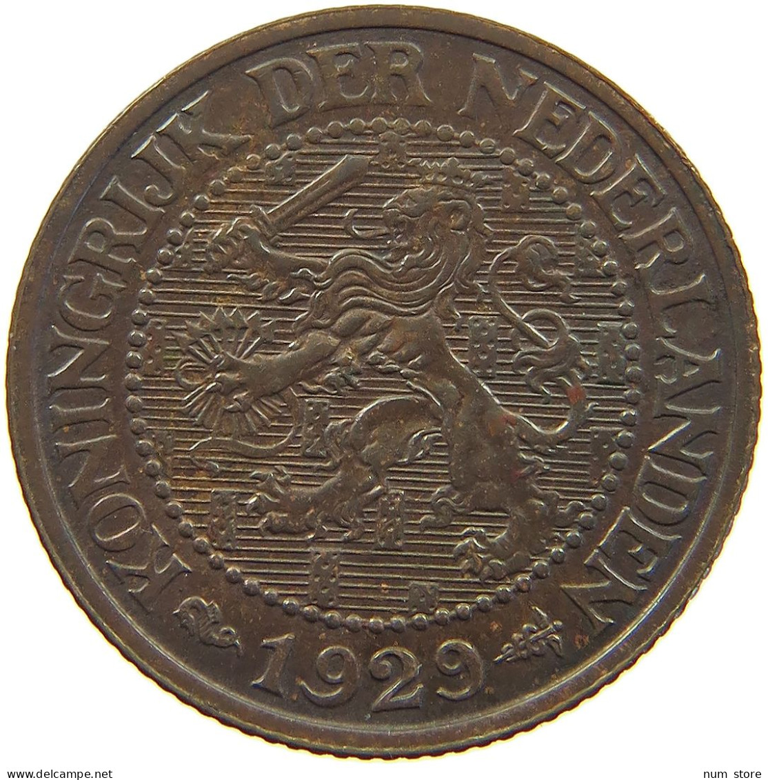 NETHERLANDS 2 1/2 CENTS 1929 #c052 0507 - 2.5 Cent