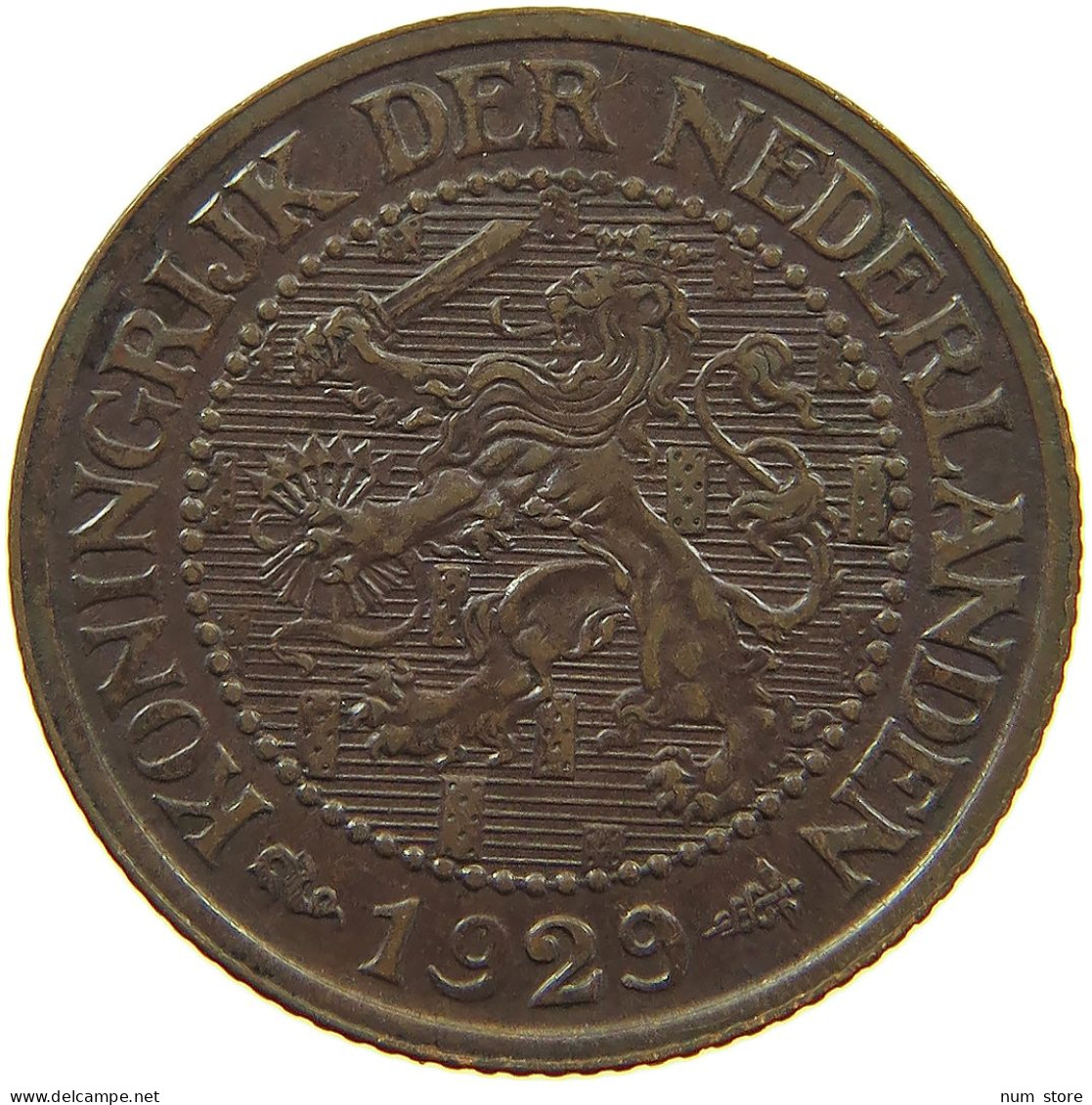 NETHERLANDS 2 1/2 CENTS 1929 #s076 0239 - 2.5 Cent