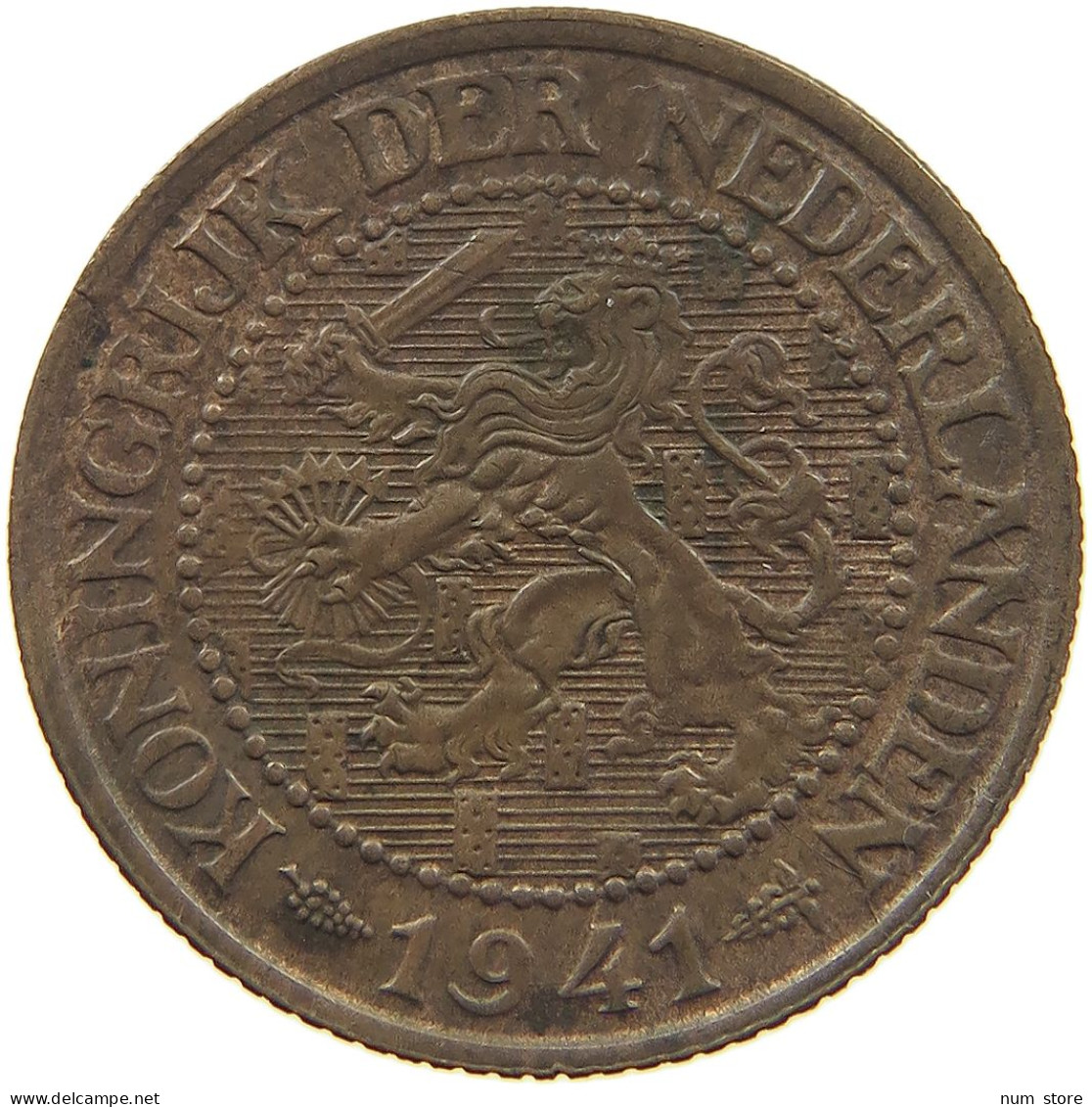 NETHERLANDS 2 1/2 CENT 1941 #c080 0501 - 2.5 Cent