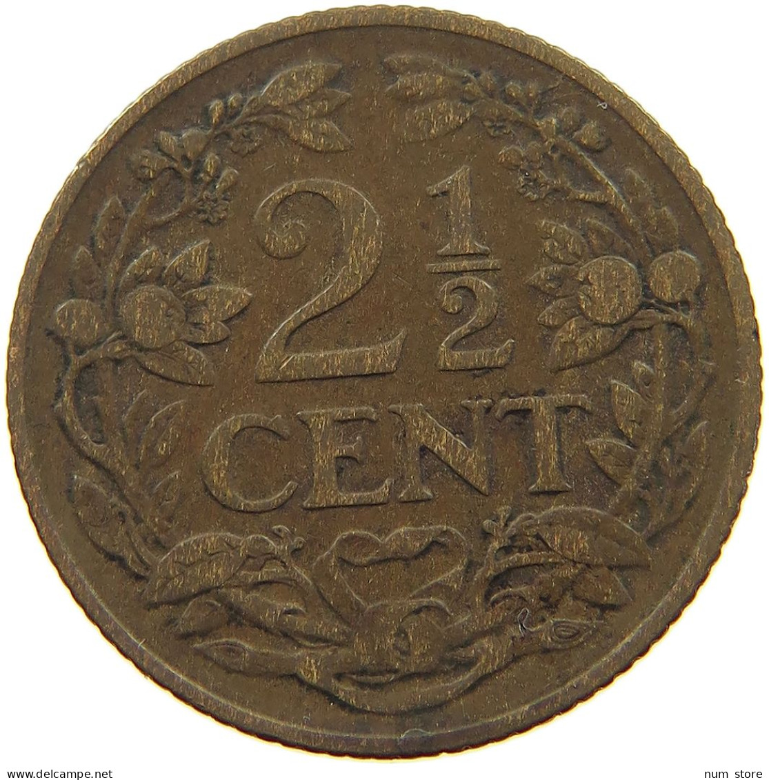 NETHERLANDS 2 1/2 CENT 1916 #a011 0073 - 2.5 Cent