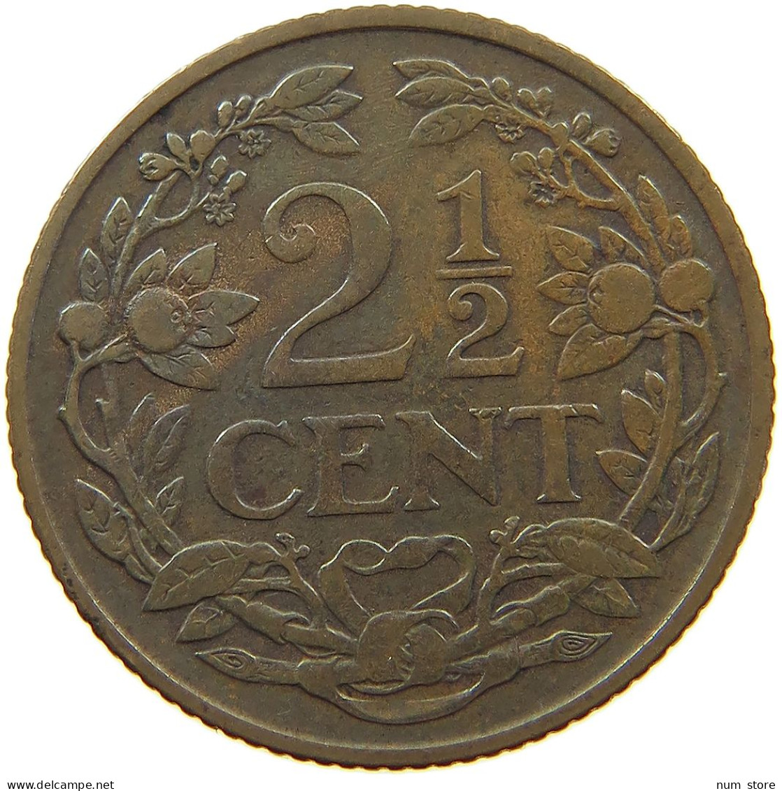 NETHERLANDS 2 1/2 CENT 1915 #a011 0029 - 2.5 Cent