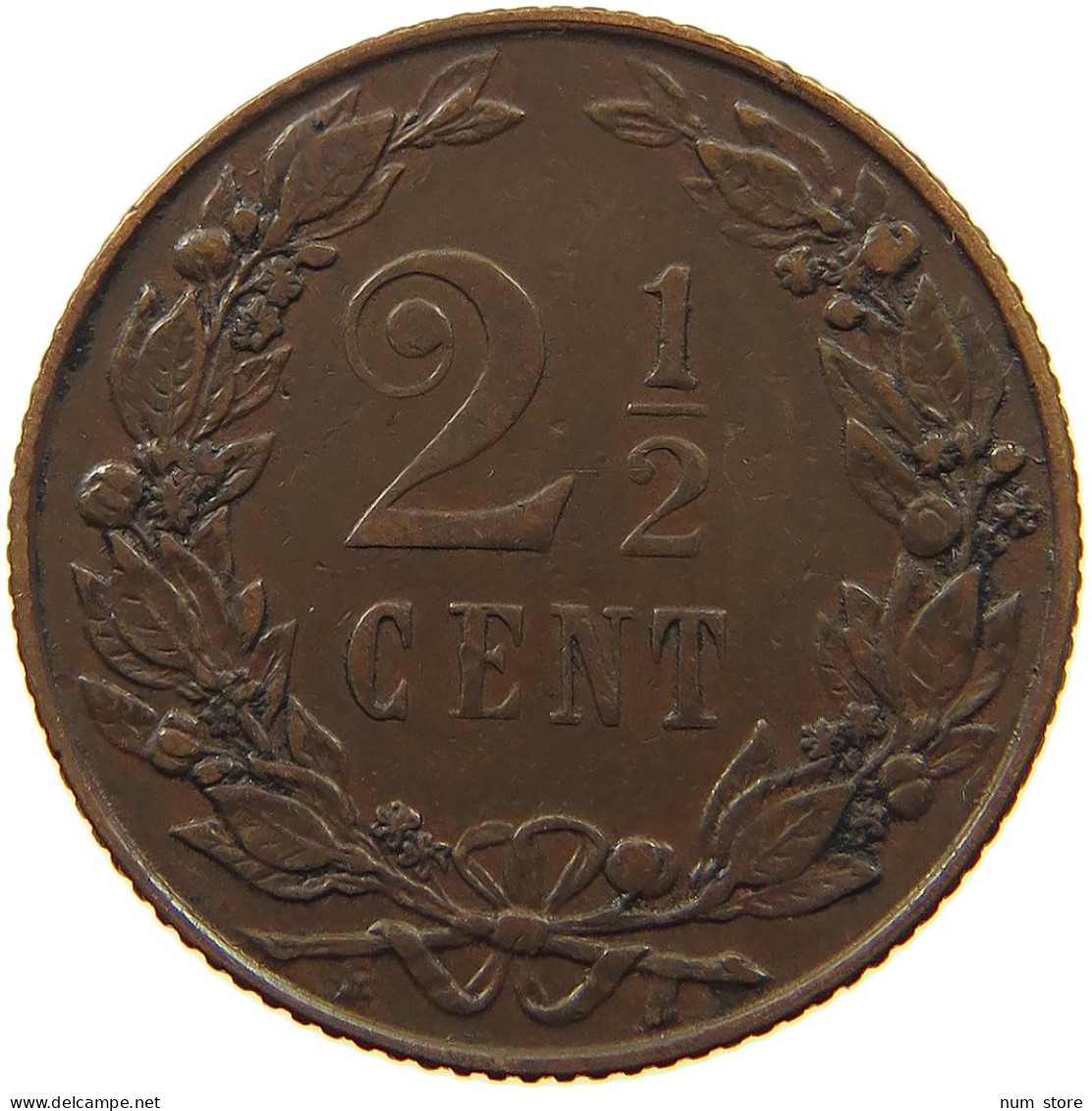 NETHERLANDS 2 1/2 CENT 1903 #s050 0357 - 2.5 Cent