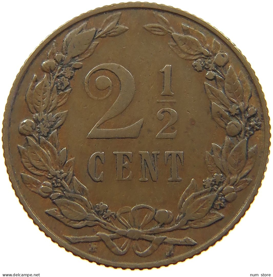 NETHERLANDS 2 1/2 CENT 1903 #a011 0053 - 2.5 Cent