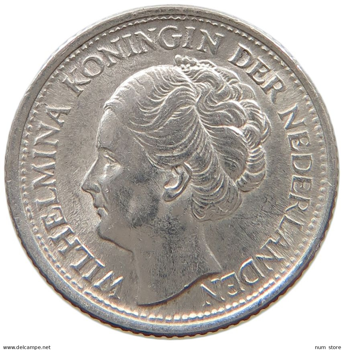 NETHERLANDS 10 CENTS 1944 P TOP #a063 0543 - 10 Cent