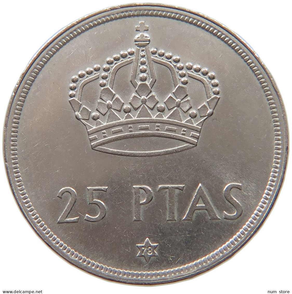 SPAIN 25 PESETAS 1975 78 #s079 0415 - 25 Peseta